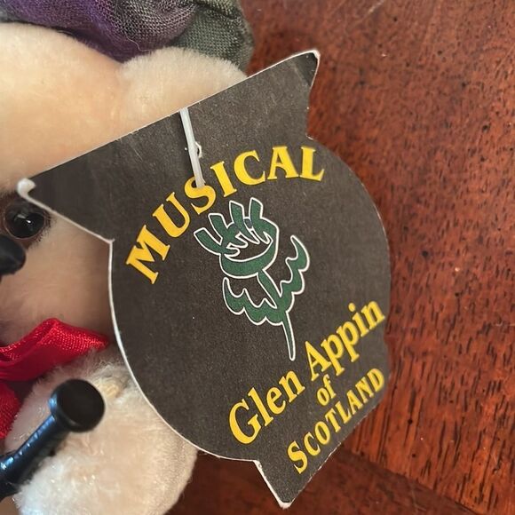 Glen Appin of Scotland Plush Teddy Bear Musical Bag Pipes - Picture 5 of 8